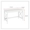 Alera 47.24 in. x 23.62 in. x 29.53 in. Farmhouse Writing Desk - White